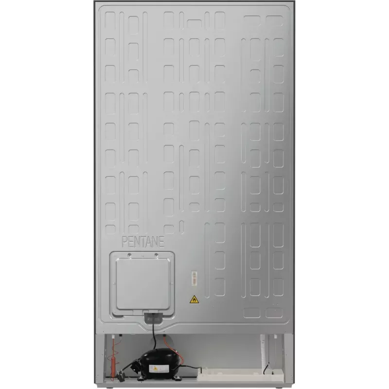 Frigorífico side-by-side Gorenje NRR9185EAXL — 550 L, independente, prateado, No Frost, máquina de gelo, visor tátil LED