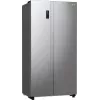 Frigorífico side-by-side Gorenje NRR9185EAXL — 550 L, independente, prateado, No Frost, máquina de gelo, visor tátil LED