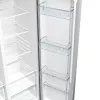 Frigorífico side-by-side Gorenje NRR9185EAXL — 550 L, independente, prateado, No Frost, máquina de gelo, visor tátil LED