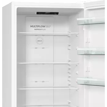 Combinado de frigorífico e congelador Gorenje NRK6202EW4 BK070B, 331 L, No Frost (frigorífico), SN-N, 9 kg/24h, E, branco