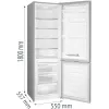 Gorenje HZS28862 RK4182PS4 RL_PRIL, 269 L, N-ST, 39 dB, 3.2 kg/24h, E, cinzento