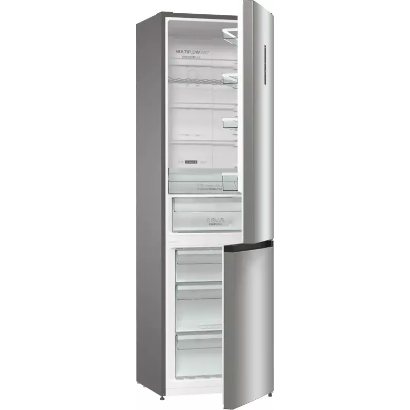 Gorenje NRK620CA2XL4 frigorífico combinado de instalação livre, congelador inferior, 331 l (235 l + 96 l), No Frost Plus, classe energética C, cinzento