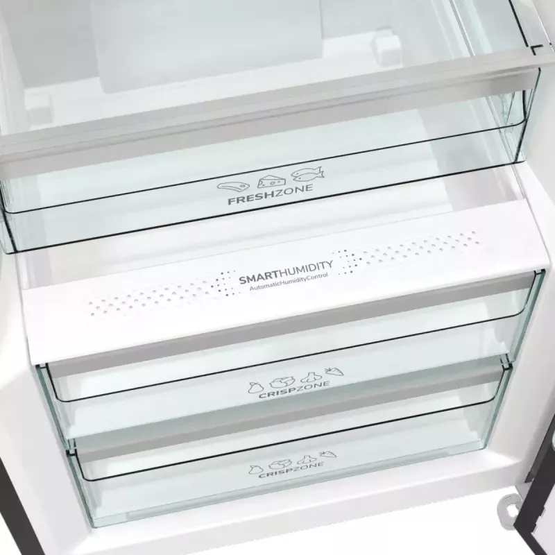 Gorenje R619EABK6 frigorífico de instalação livre, 398 l, ecrã LED, classe energética E, preto