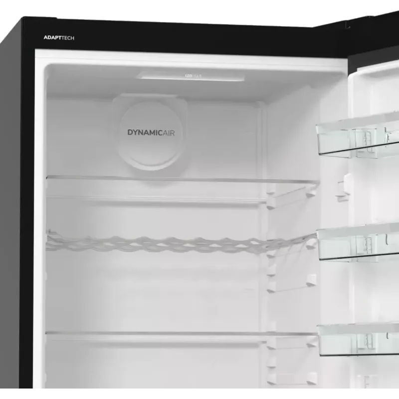 Gorenje R619EABK6 frigorífico de instalação livre, 398 l, ecrã LED, classe energética E, preto