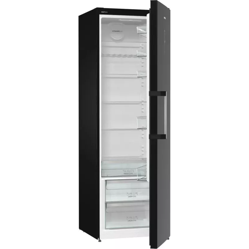 Gorenje R619EABK6 frigorífico de instalação livre, 398 l, ecrã LED, classe energética E, preto