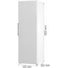 Gorenje FN619EEW5 congelador, 280 l, No Frost, compressor inverter, iluminação LED, classe energética E, branco