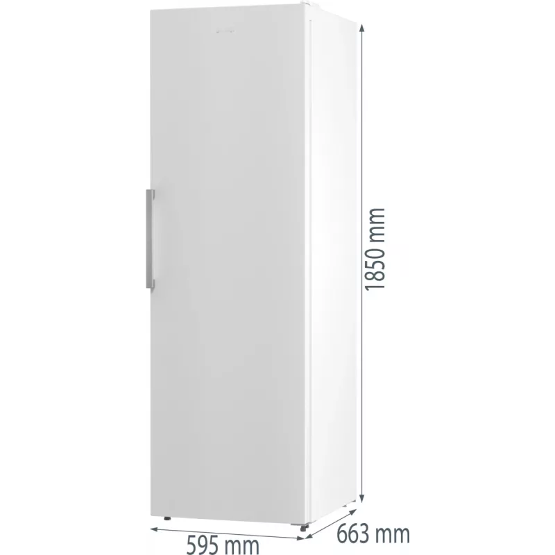 Gorenje FN619EEW5 congelador, 280 l, No Frost, compressor inverter, iluminação LED, classe energética E, branco