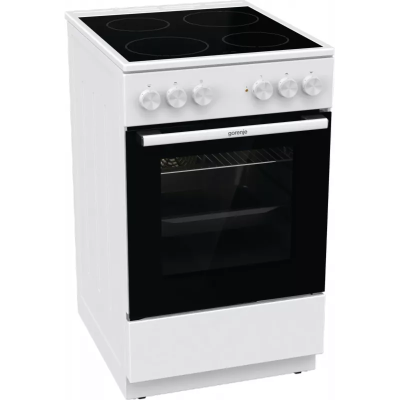 Fogão independente Gorenje GEC5A41WG placa vitrocerâmica elétrica branco
