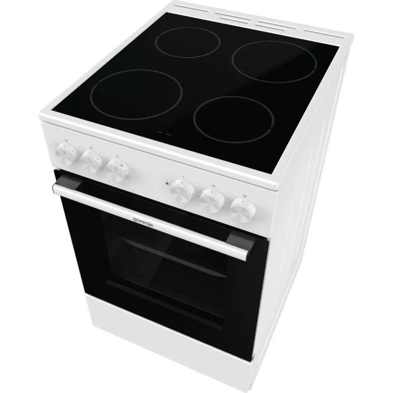 Fogão independente Gorenje GEC5A41WG placa vitrocerâmica elétrica branco