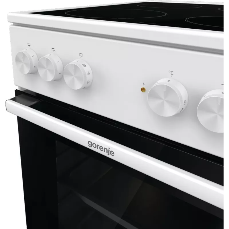 Fogão independente Gorenje GEC5A41WG placa vitrocerâmica elétrica branco