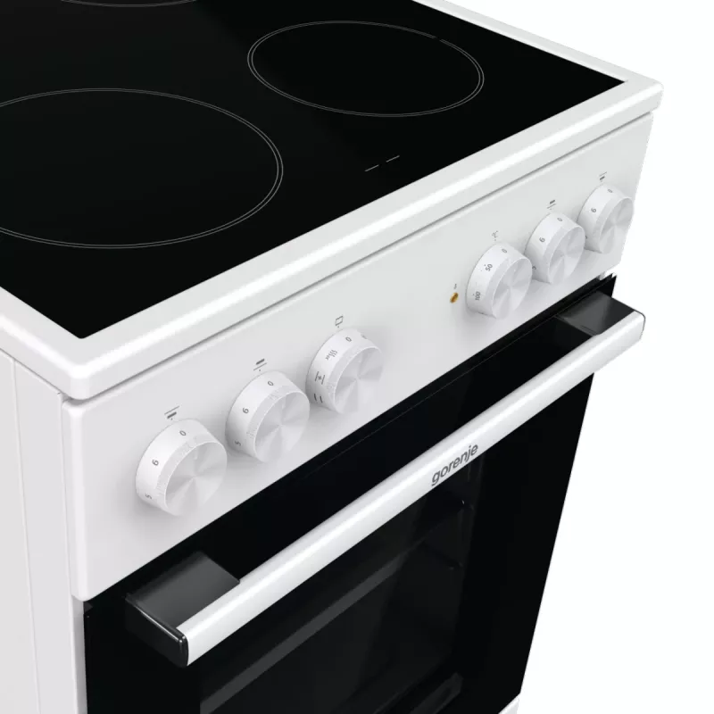 Fogão independente Gorenje GEC5A41WG placa vitrocerâmica elétrica branco