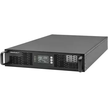 UPS para rack QOLTEC 52286 2 kVA (2000 W) fator de potência 1,0, montagem em rack