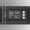 UPS para rack QOLTEC 52286 2 kVA (2000 W) fator de potência 1,0, montagem em rack