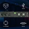 UPS para rack QOLTEC 52286 2 kVA (2000 W) fator de potência 1,0, montagem em rack