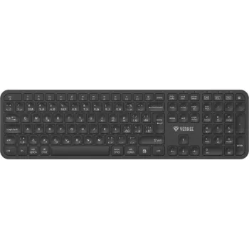 Teclado sem fios YENKEE YKB 2050 EGO 2.4G Bluetooth — layout compacto, modo duplo sem fios