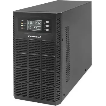 Fonte de alimentação ininterrupta QOLTEC 52282 3kVA Line-Interactive com ecrã LCD