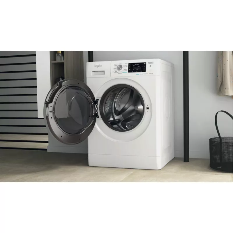 Máquina de lavar e secar roupa Whirlpool FFWDD 1076258 SV EE de instalação livre, carga frontal, branco