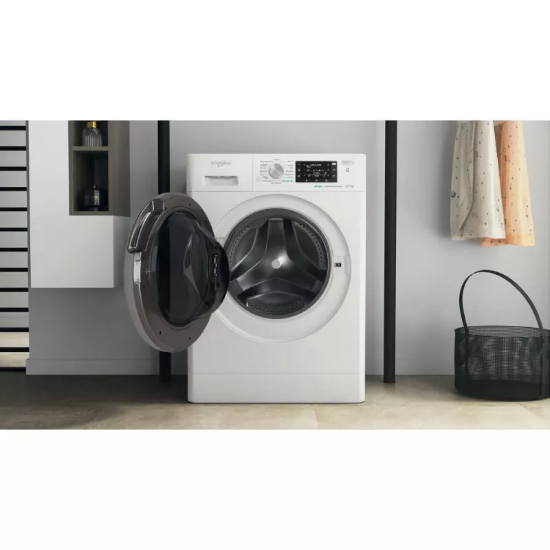 Máquina de lavar e secar roupa Whirlpool FFWDD 1076258 SV EE de instalação livre, carga frontal, branco