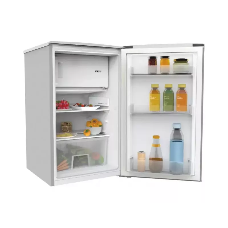 Frigorífico combinado Candy Comfort COT1S45ESH, de instalação livre, 106 L total (91 L frigorífico, 15 L congelador), classe E, prateado