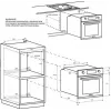 Forno Candy | FIDC N100/1 | 70 L | Elétrico | Manual | Mecânico | Convecção | Altura 59,5 cm | Largura 59,5 cm | Preto