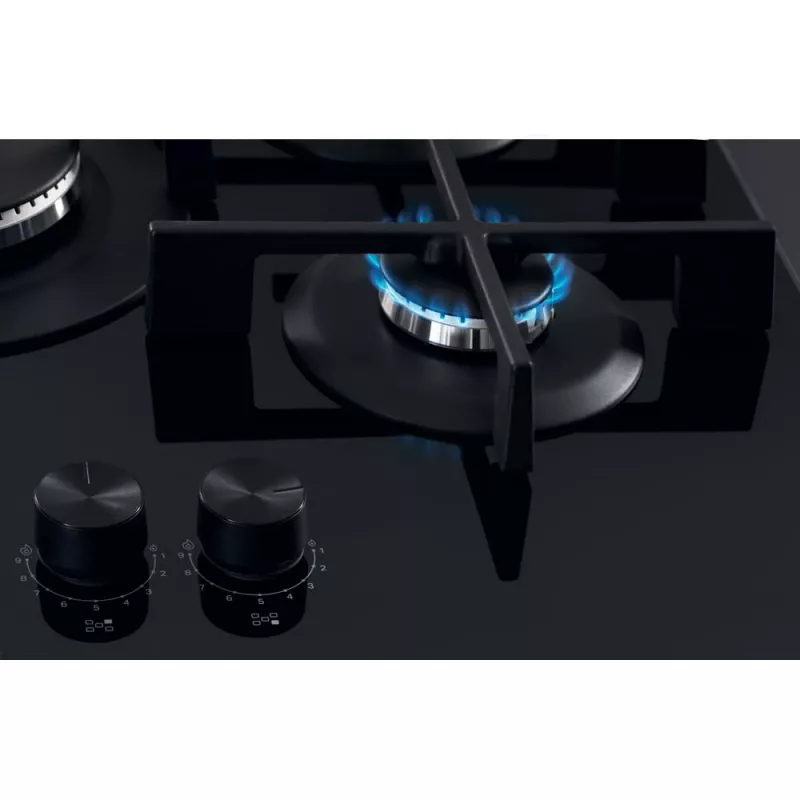 Whirlpool AKWL 728/NB preto encastrável 75 cm gás 5 zonas