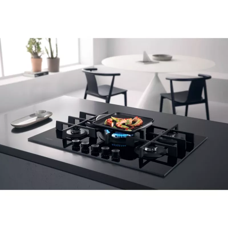 Whirlpool AKWL 728/NB preto encastrável 75 cm gás 5 zonas
