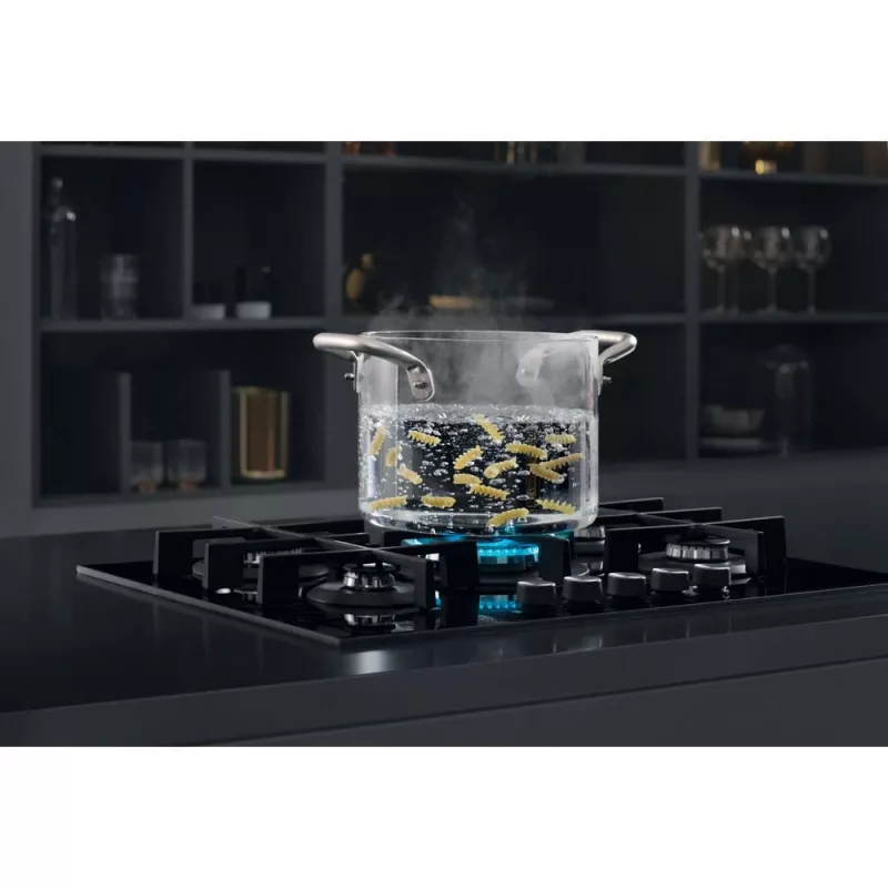 Whirlpool AKWL 728/NB preto encastrável 75 cm gás 5 zonas