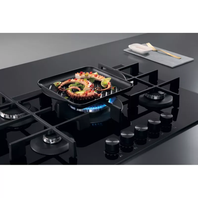 Whirlpool AKWL 728/NB preto encastrável 75 cm gás 5 zonas