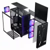 Caixa de PC MODECOM Perun Apex ARGB ATX Midi Tower, vidro temperado, USB-C, suporta ATX/Micro ATX, 3x140mm frente, 1x140mm trás