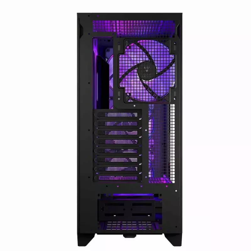 Caixa de PC MODECOM Perun Apex ARGB ATX Midi Tower, vidro temperado, USB-C, suporta ATX/Micro ATX, 3x140mm frente, 1x140mm trás