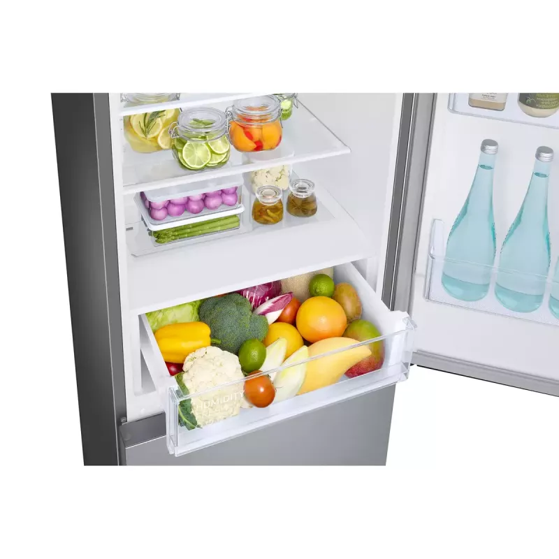 Samsung RB33B612ESA frigorífico combinado de instalação livre, congelador inferior, 344 l (230 l + 114 l), Full No Frost, SpaceMax, classe energética E, grafite metálico