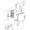 Frigorífico Whirlpool WBUL021 encastrável 144 L branco