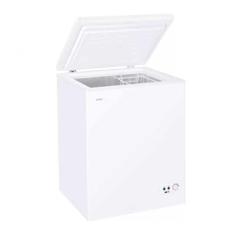 Arca congeladora CANDY CCHH 145E — 137 l de capacidade líquida, 4 estrelas, abertura à esquerda, branco