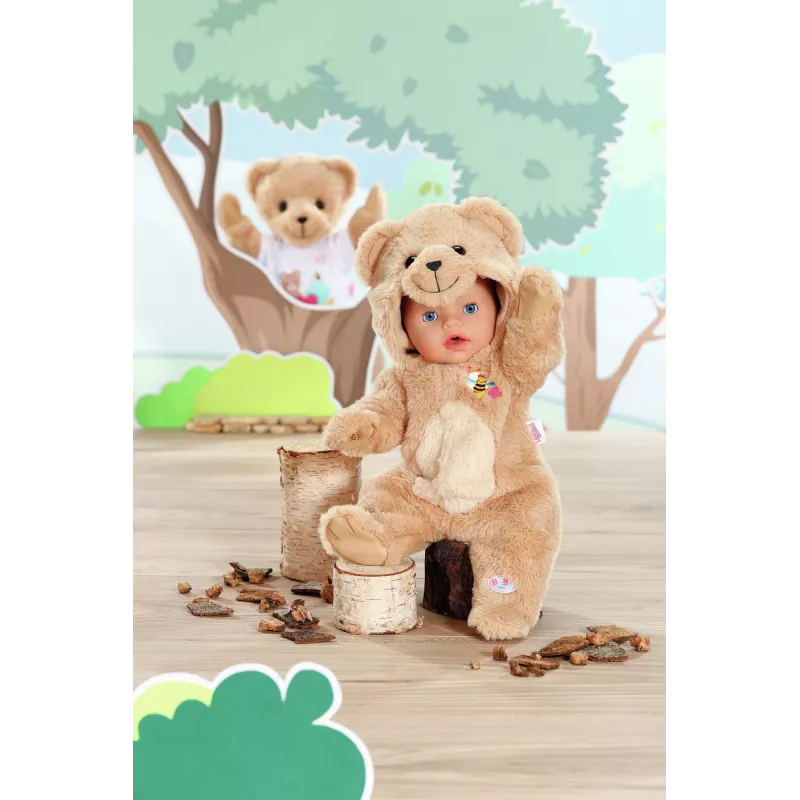 BABY born Fato de Urso 43cm Macacão para boneca