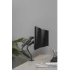 Suporte de secretária ajustável para dois monitores GEMBIRD, Space Grey