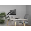 Suporte de secretária ajustável para dois monitores GEMBIRD, Space Grey