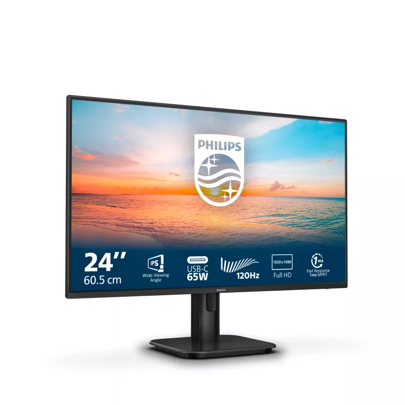 Monitor de computador Philips 1000 series 24E1N1300A/00 60,5 cm (23,8 polegadas) 1920 x 1080 píxeis Full HD LCD Preto