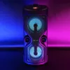 Altifalante estéreo portátil SQUEAK SQ1004 Harmony BT 5.0, 40W RMS, Bluetooth 5.0, FM, LED, bateria 8h, Preto