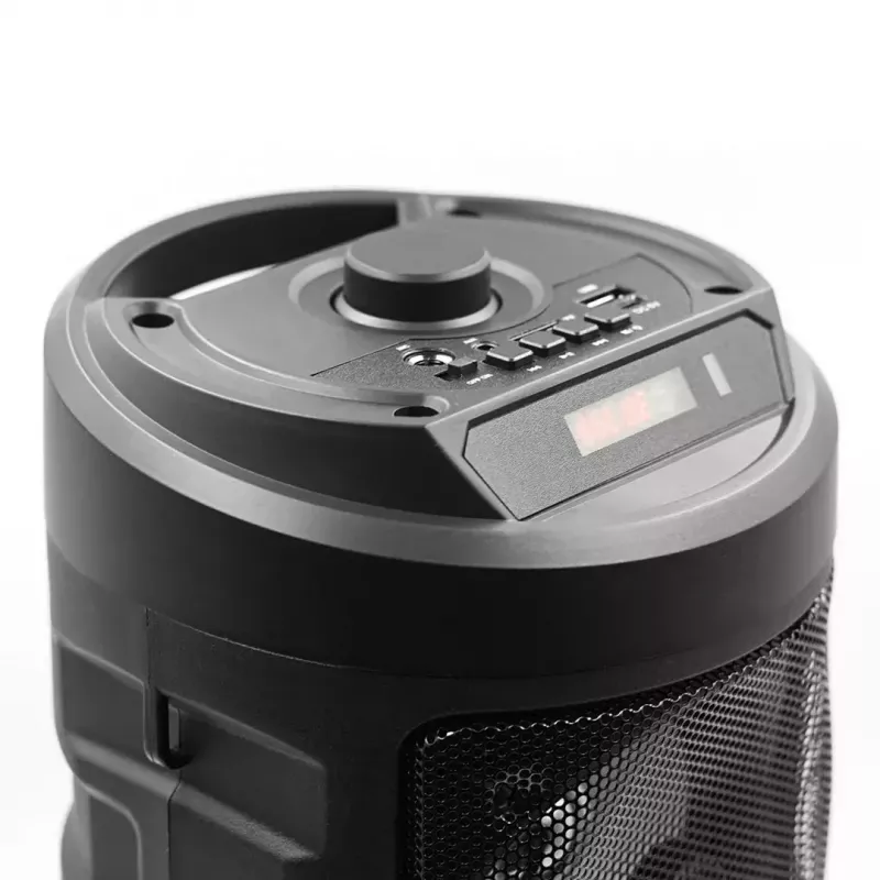 Altifalante estéreo portátil SQUEAK SQ1004 Harmony BT 5.0, 40W RMS, Bluetooth 5.0, FM, LED, bateria 8h, Preto