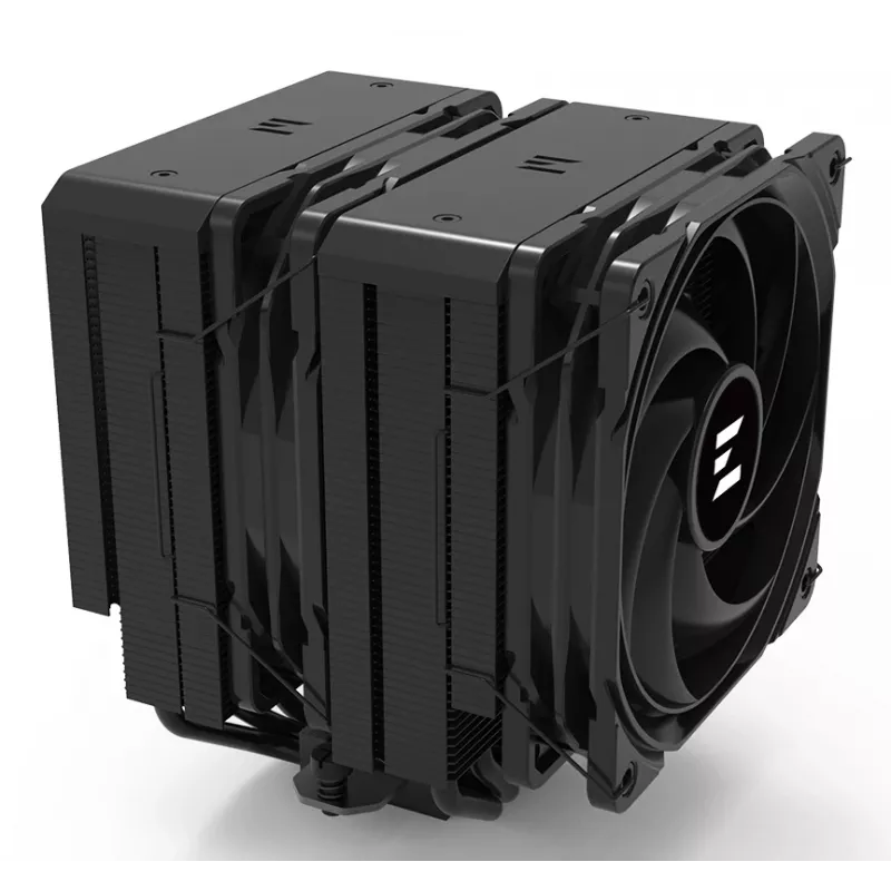 Dissipador de CPU ZALMAN CNPS14X Duo Preto, solução de refrigeração com ventoinha dupla 120 mm