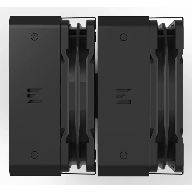 Dissipador de CPU ZALMAN CNPS14X Duo Preto, solução de refrigeração com ventoinha dupla 120 mm