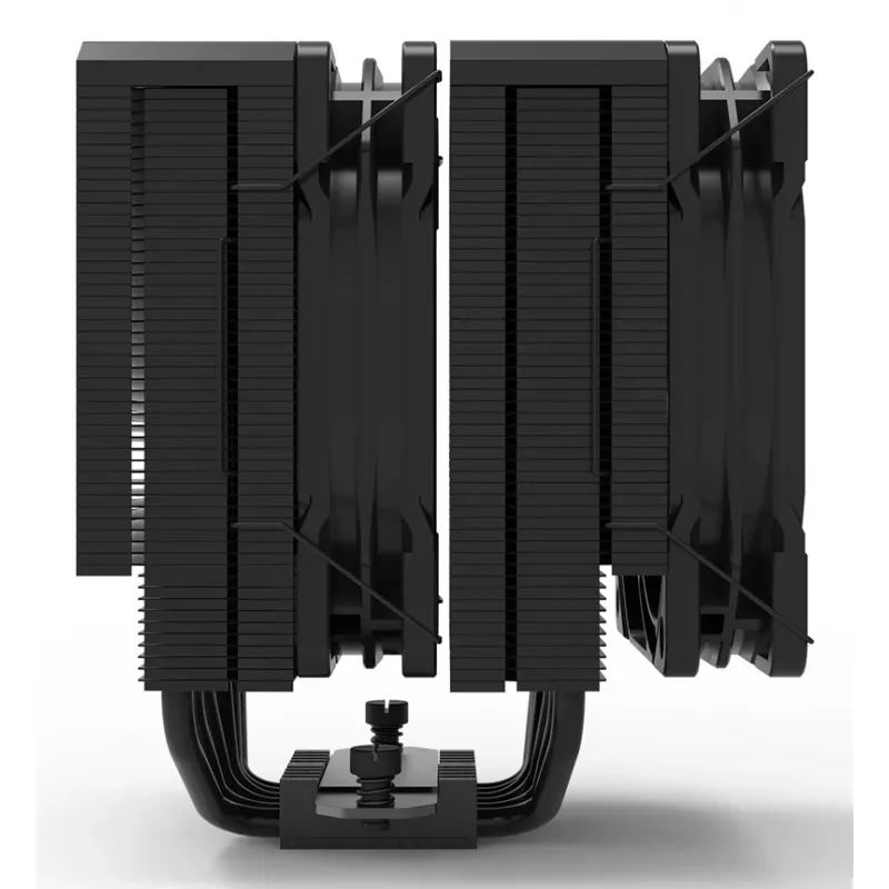 Dissipador de CPU ZALMAN CNPS14X Duo Preto, solução de refrigeração com ventoinha dupla 120 mm
