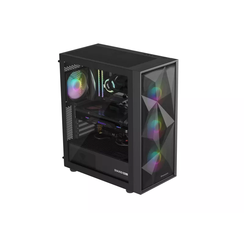GENESIS Diaxid 605 ARGB Midi Tower preto
