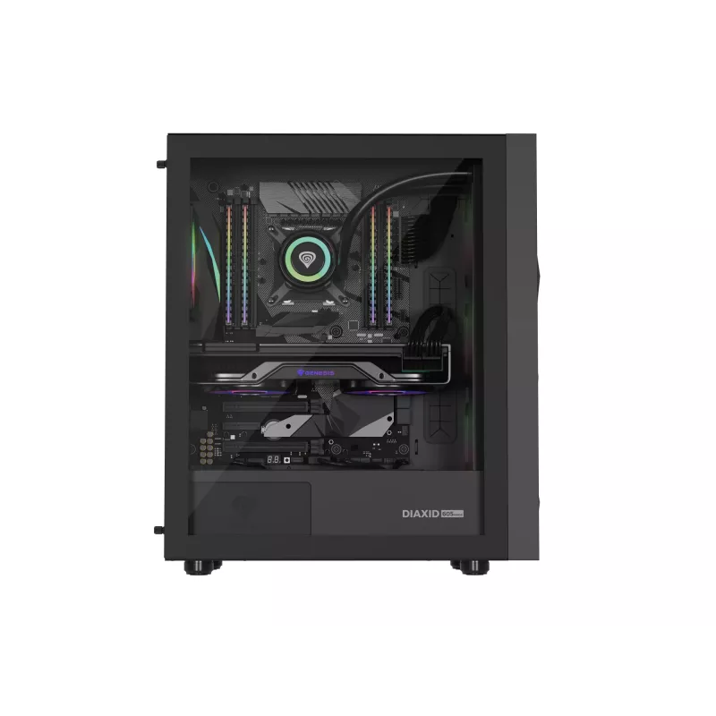 GENESIS Diaxid 605 ARGB Midi Tower preto