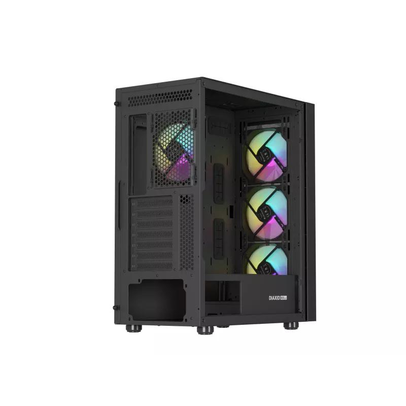 GENESIS Diaxid 605 ARGB Midi Tower preto