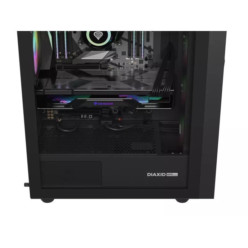 GENESIS Diaxid 605 ARGB Midi Tower preto