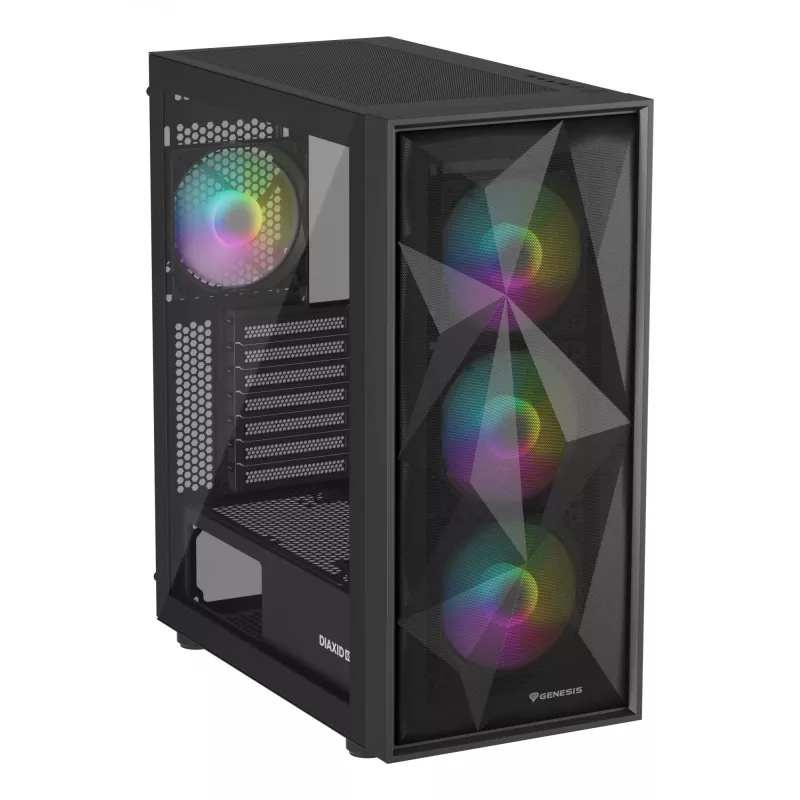 GENESIS Diaxid 605 ARGB Midi Tower preto