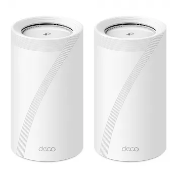 Sistema Mesh Wi-Fi 7 TP-Link BE19000 Whole Home (Tri-Band), branco, interno, sistema Mesh, CE: