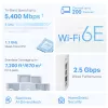 Sistema Mesh Wi-Fi 6E TP-Link AXE5400 Whole Home (Tri-Band), branco, DECO XE75 PRO (3-PACK)