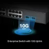 Switch gerido TP-Link Omada 16 portas 2.5G e 2 portas 10GE SFP+ L2+ com 8 portas PoE+